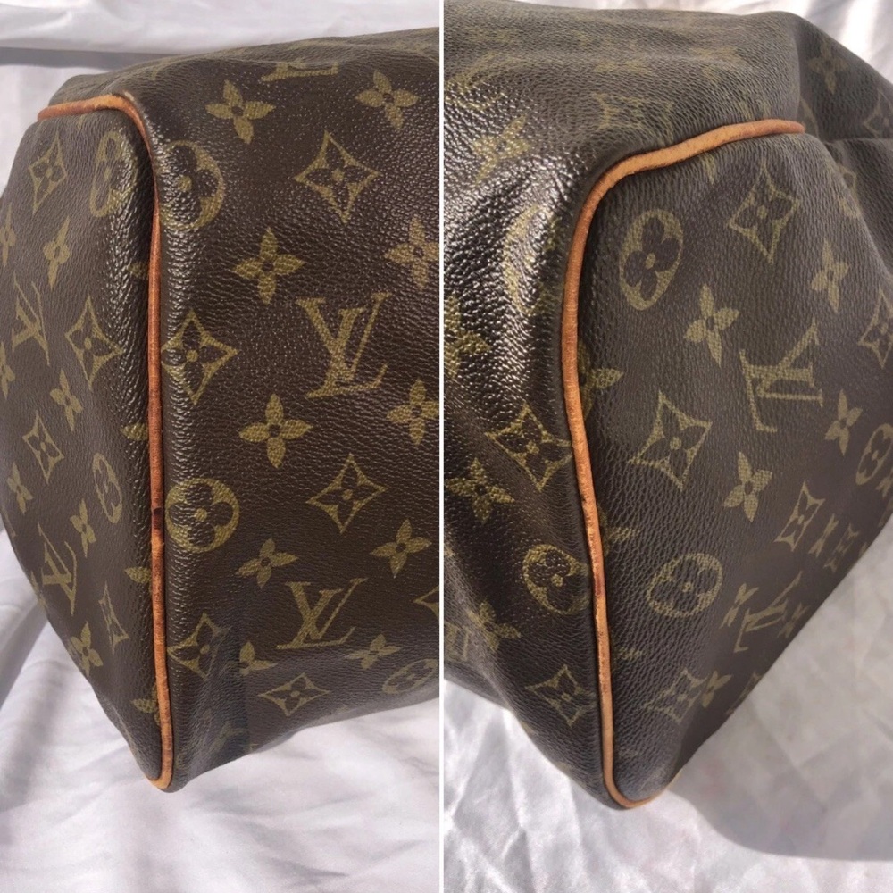 Authentic Louis Vuitton Monogram Speedy 40 – Good Condition w/ Lock & Key - Picture 6 of 16